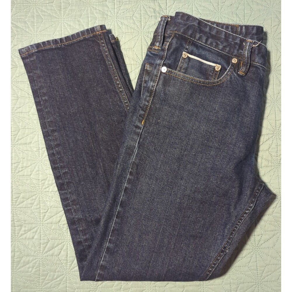 Bonobos Men’s Japanese Selvedge Jeans Indigo Blue Tailored Tapered Denim 30X30 - Picture 2 of 14